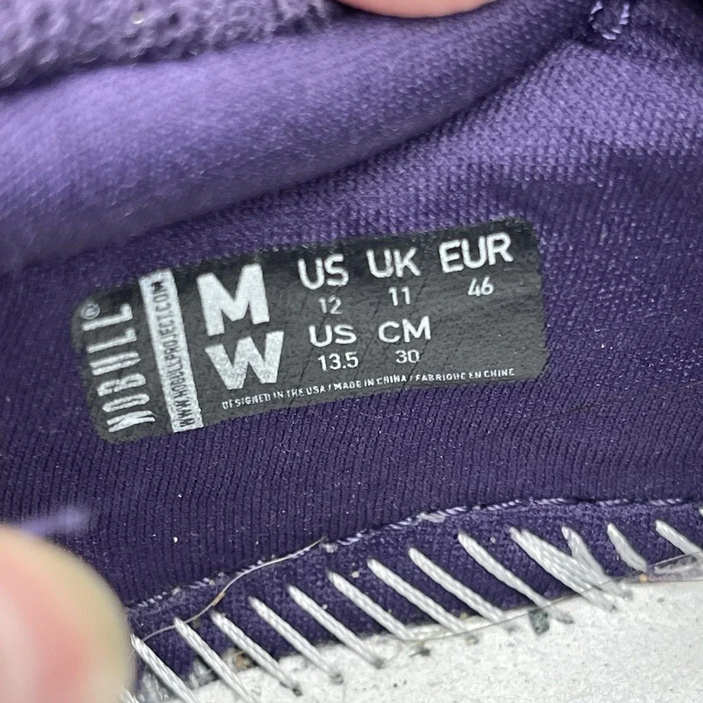 NOBULL Diamond Knit Aspire Running Shoe Womens 13.5 Mens 12 Purple Running‎